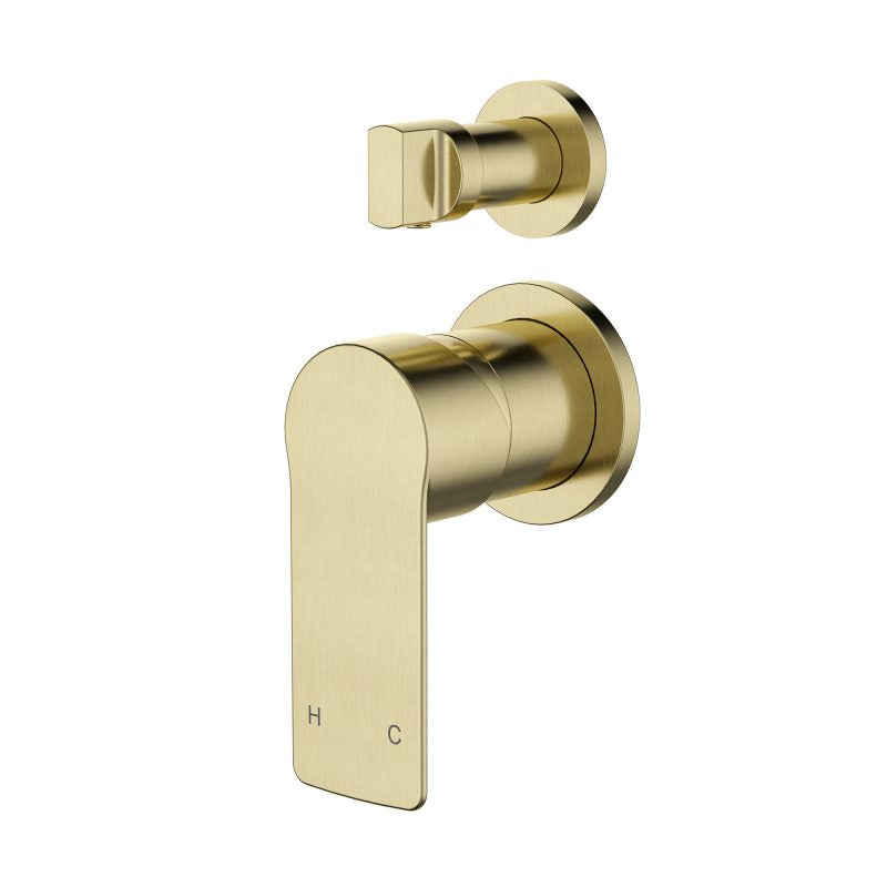 Modern National Nova Shower Diverter - Brushed Bronze