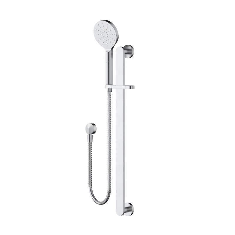 Modern National Nova Shower on Rail - Brushed Chrome