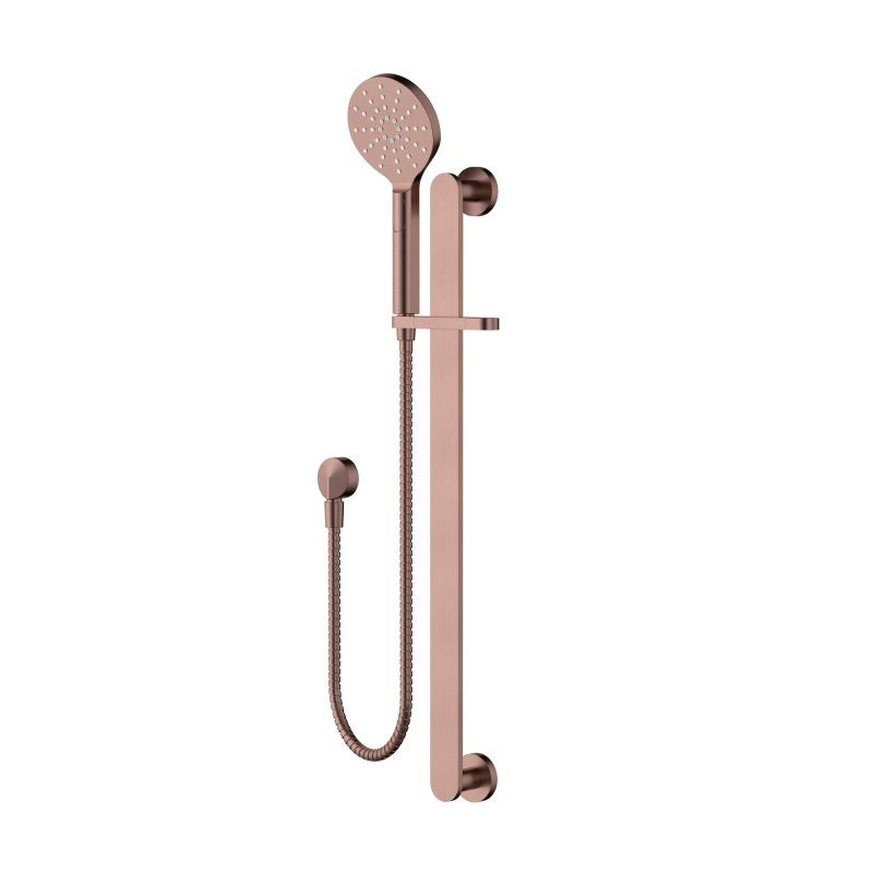 Modern National Nova Shower on Rail - Champagne
