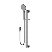 Modern National Nova Shower on Rail - Gunmetal