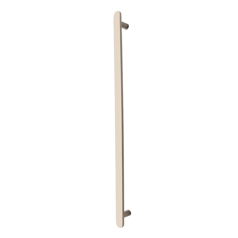 Modern National Nova Vertical Heated Towel Rail - Brushed Nickel