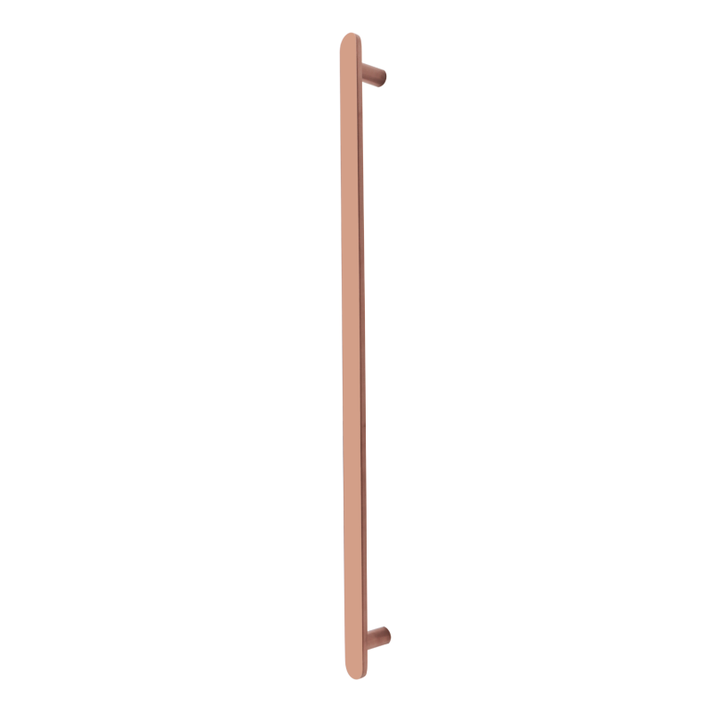 Modern National Nova Vertical Heated Towel Rail - Champagne