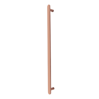 Modern National Nova Vertical Heated Towel Rail - Champagne