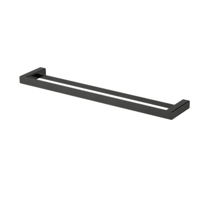 Modern National Nova Double Towel Rail 600mm - Matte Black