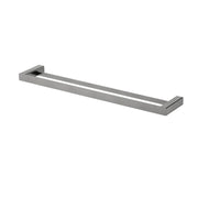 Modern National Nova Double Towel Rail 600mm - Gunmetal