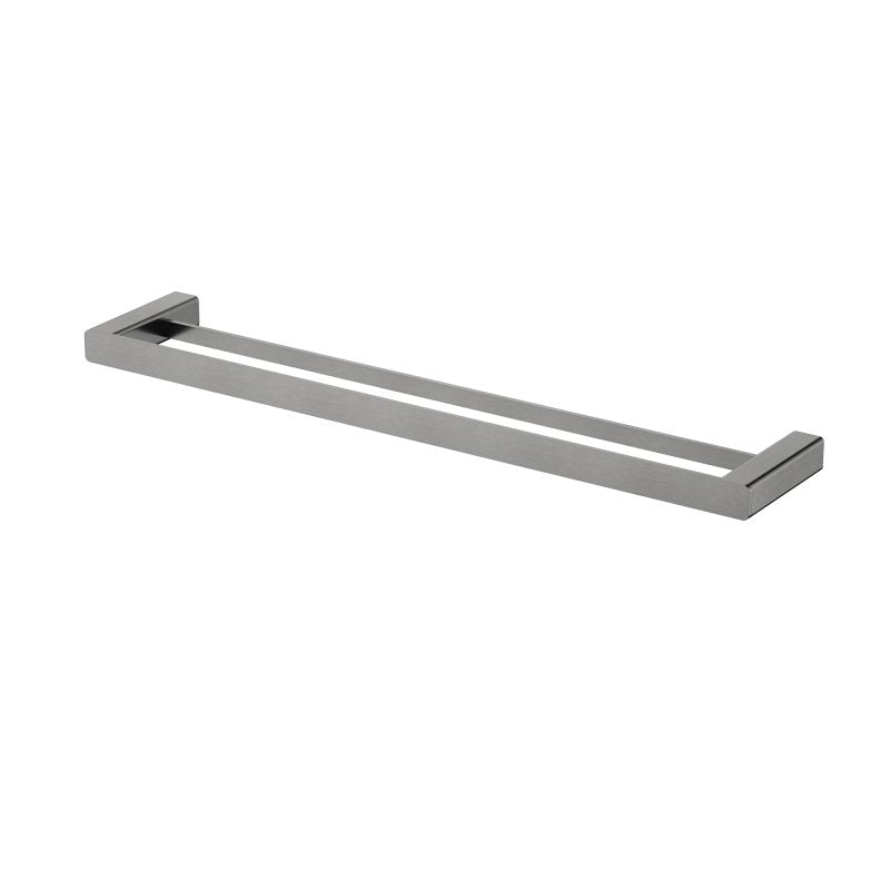 Modern National Nova Double Towel Rail 600mm - Gunmetal