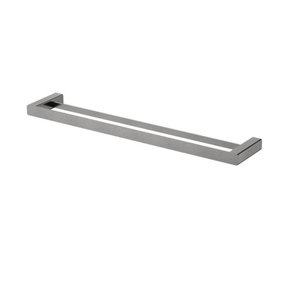 Modern National Nova Double Towel Rail 600mm - Gunmetal