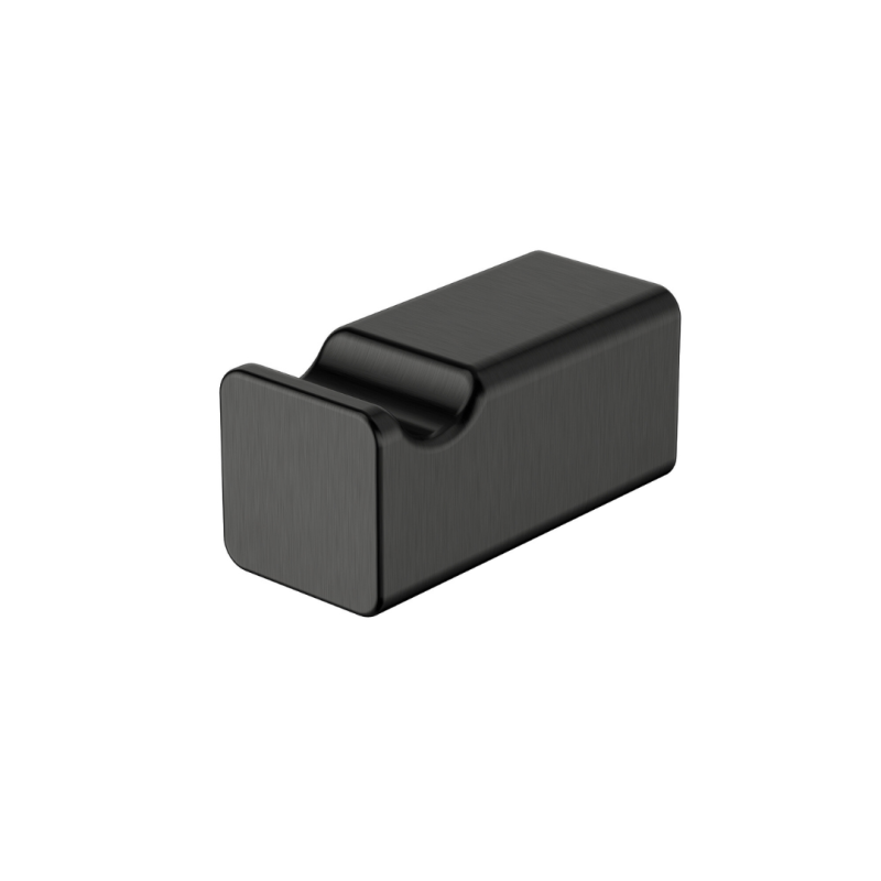 Modern National Nova Single Robe Hook - Matte Black
