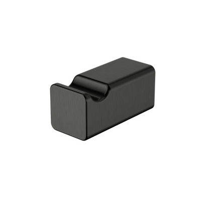 Modern National Nova Single Robe Hook - Matte Black