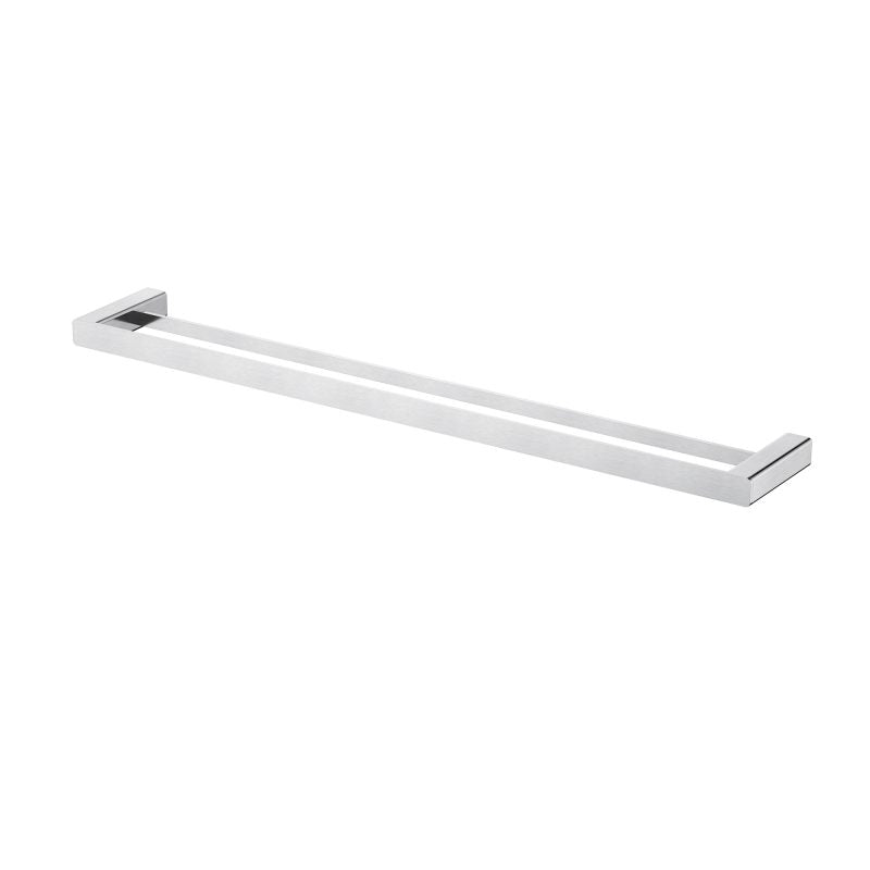 Modern National Nova Double Towel Rail 750mm - Brushed Chrome