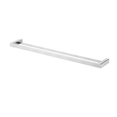 Modern National Nova Double Towel Rail 750mm - Brushed Chrome