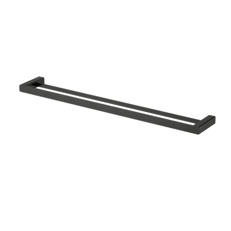 Modern National Nova Double Towel Rail 750mm - Matte Black