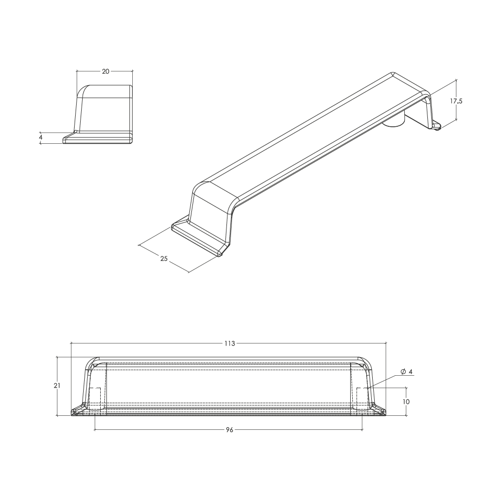Momo Otto Cup Pull - Line Drawing