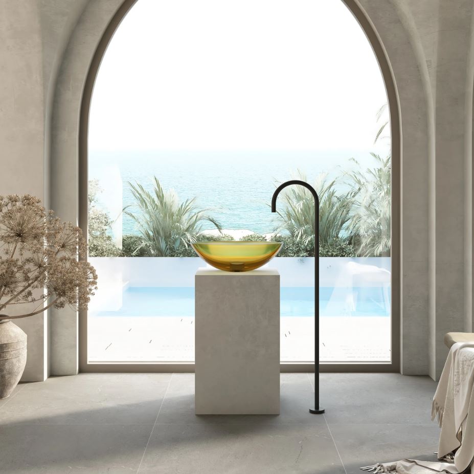 Cassa Design Wow Oval Translucency Resin Stone Basin