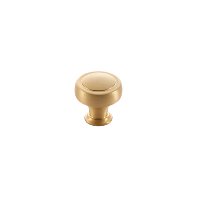 Momo Pellaro Knob 32mm in Brushed Matt Brass