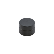 Momo Point Round Knob 40mm in Brushed Black