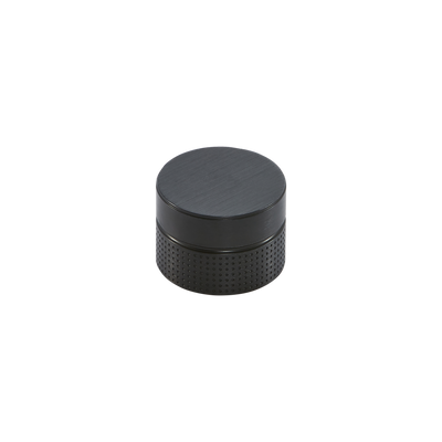 Momo Point Round Knob 40mm in Brushed Black