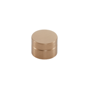 Momo Point Round Knob 40mm in Brushed Dark Brass
