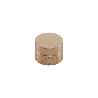 Momo Point Round Knob 40mm in Brushed Dark Brass