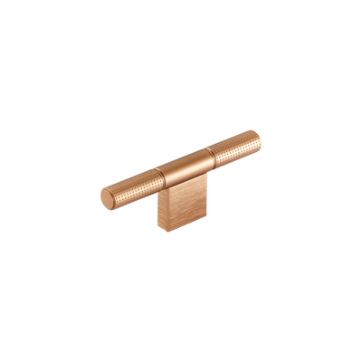 Momo Point T Knob 110mm in Brushed Dark Brass