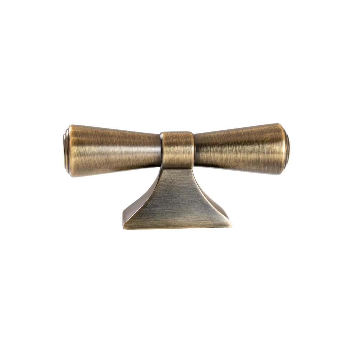 Momo Pembrey T Knob 80mm in Dark Brushed Brass - view 2