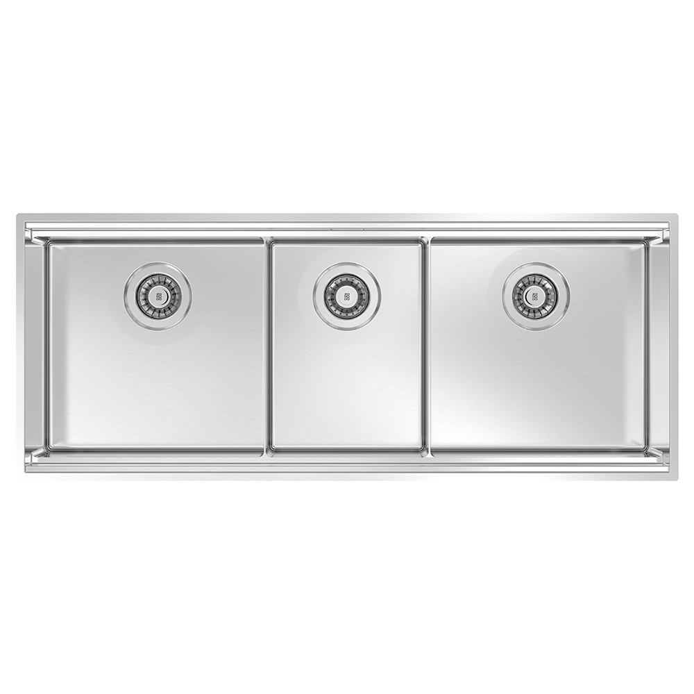 Abey Boutique Piazza Plus Triple Bowl Sink