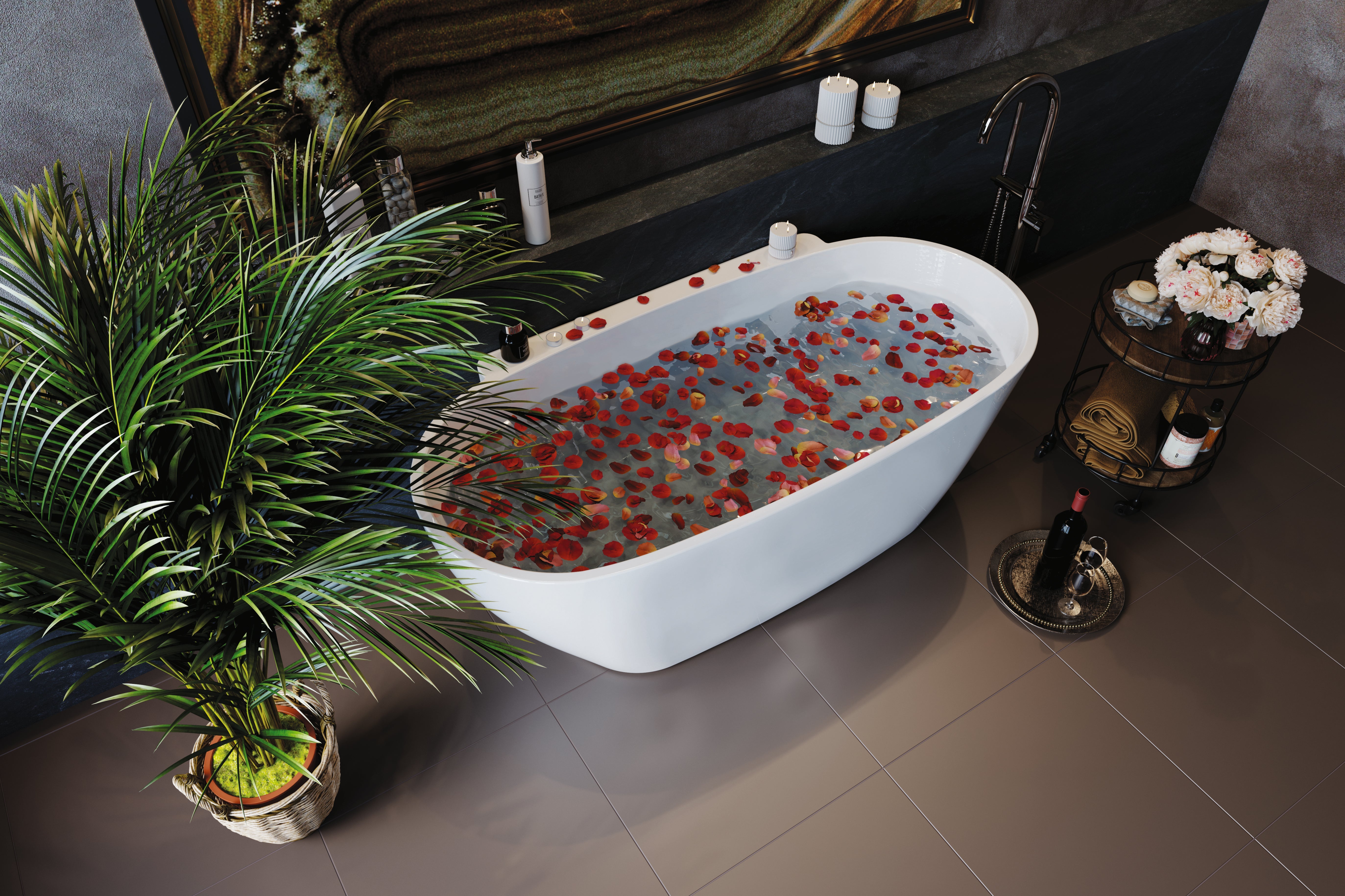 Belbagno Palermo Bath 1650mm