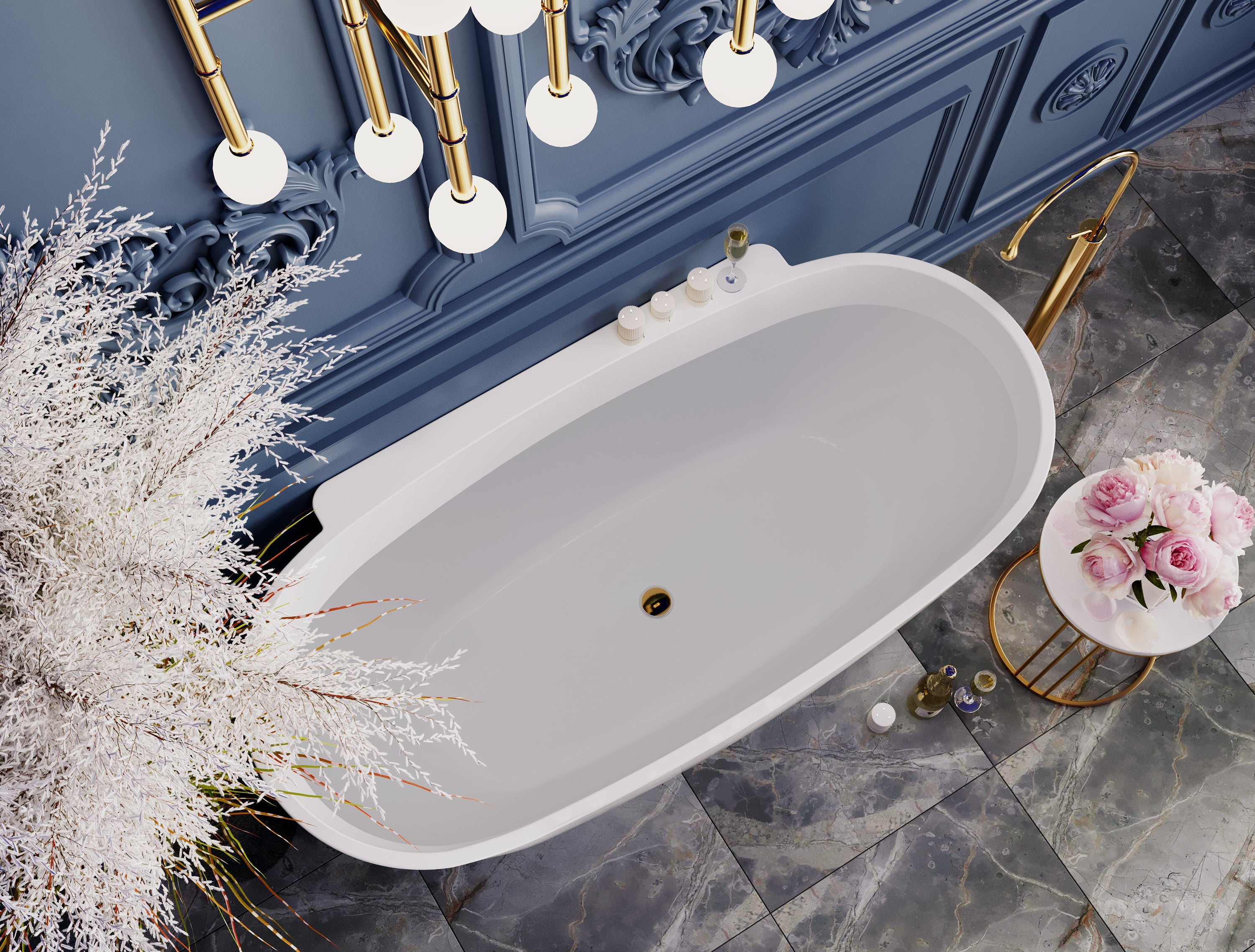 Belbagno Palermo Bath 1650mm