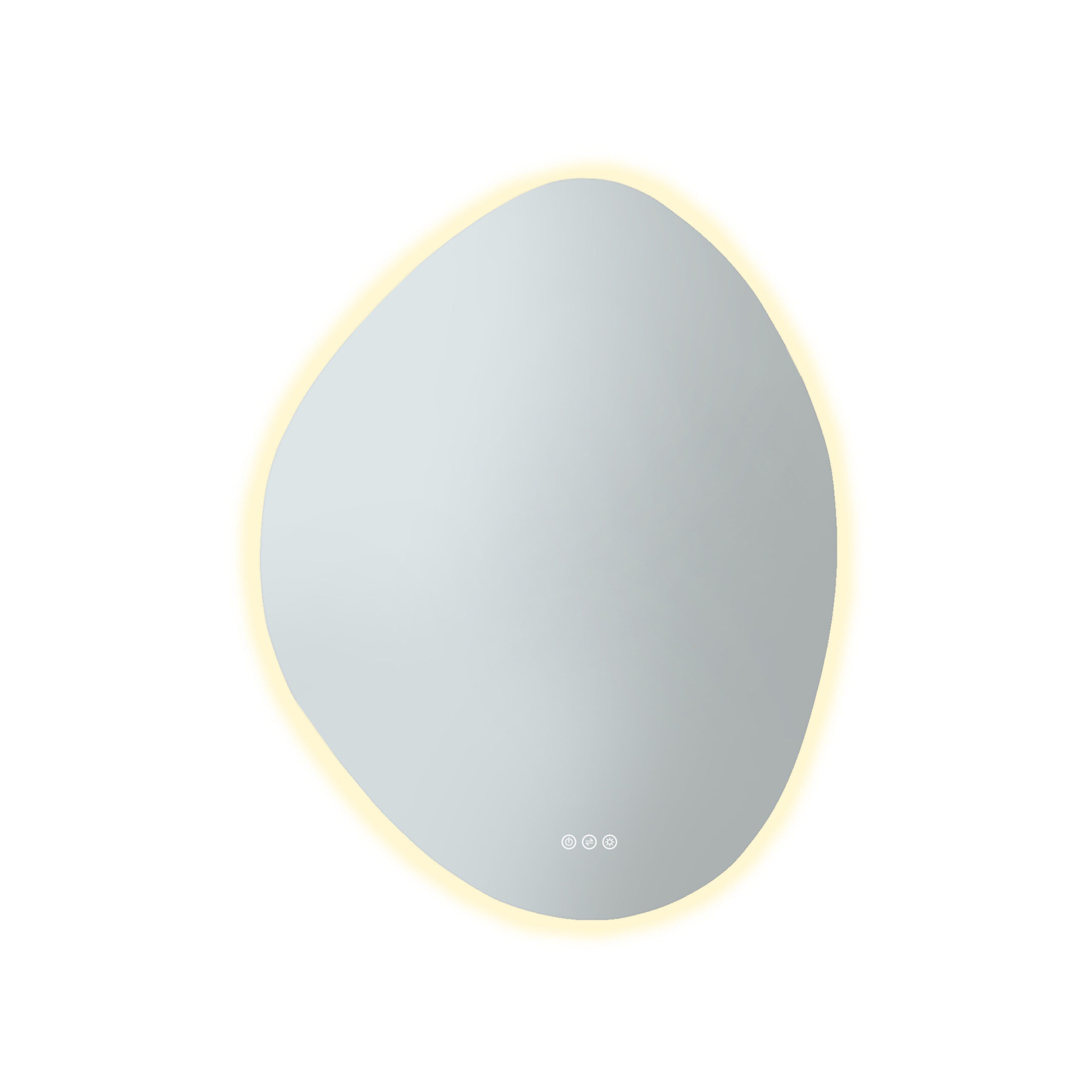 Euro Mirror Pebl Frameless LED