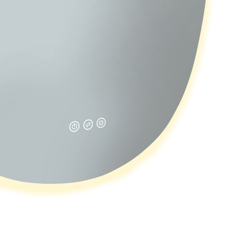 Euro Mirror Pebl Frameless LED