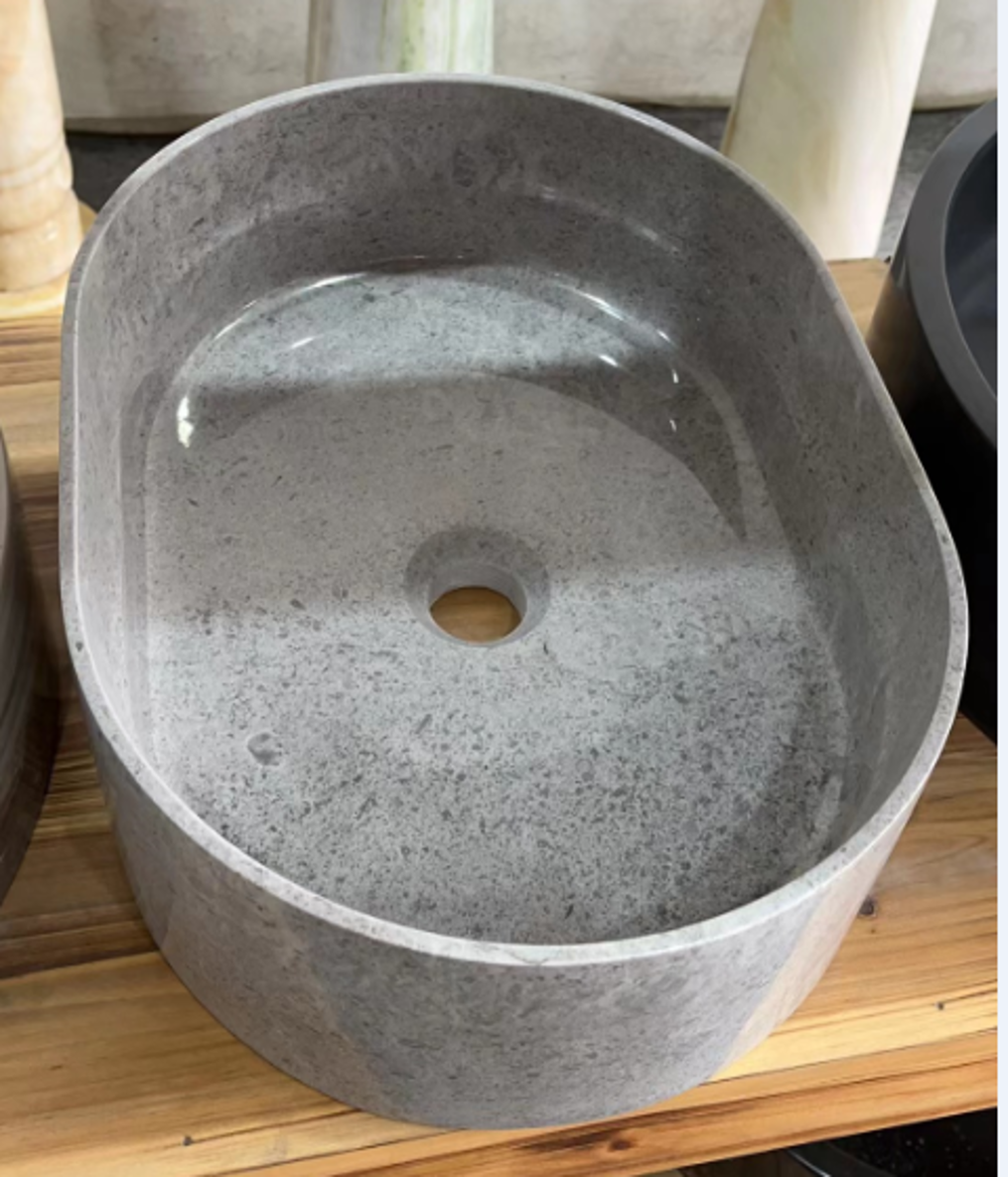 Zen Henan Grey Marble Basin