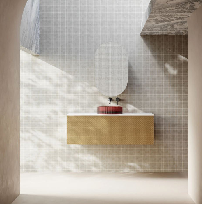 Cassa Design Relievo Wall Hung Vanity Natural Oak
