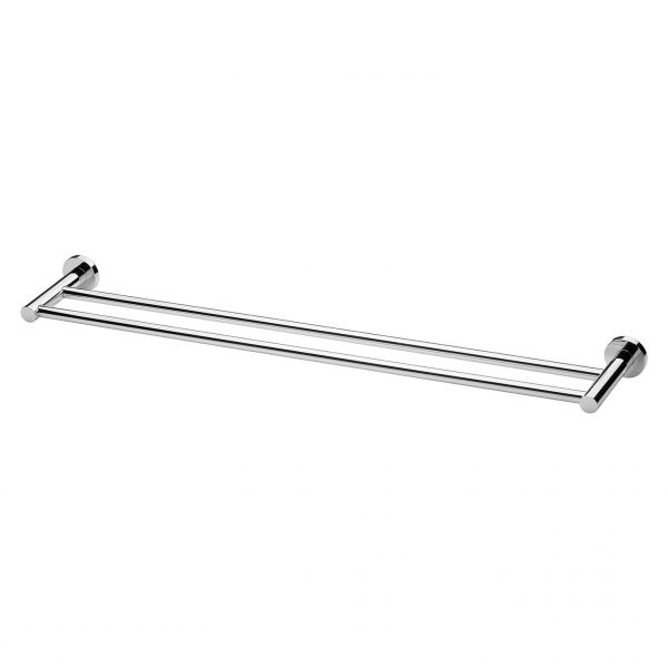 Phoenix Radii Double Towel Rail 800mm Chrome