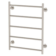 Phoenix Radii Towel Ladder 550 x 740mm Round Plate Brushed Nickel