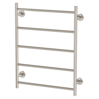 Phoenix Radii Towel Ladder 550 x 740mm Round Plate Brushed Nickel