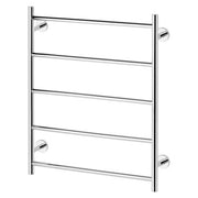 Phoenix Radii Heated Towel Ladder 550 x 740mm Round Plate Chrome