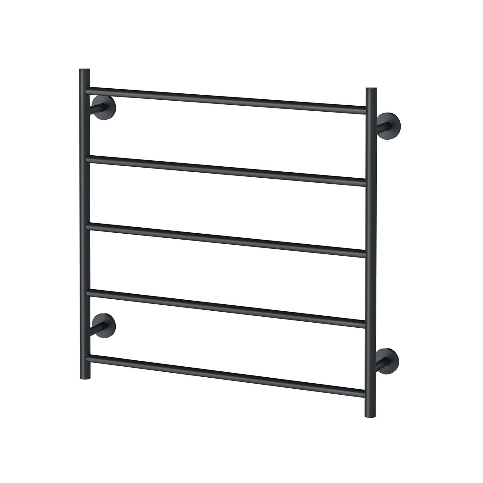 Phoenix Radii Heated Towel Ladder 750mm x 740mm Matte Black