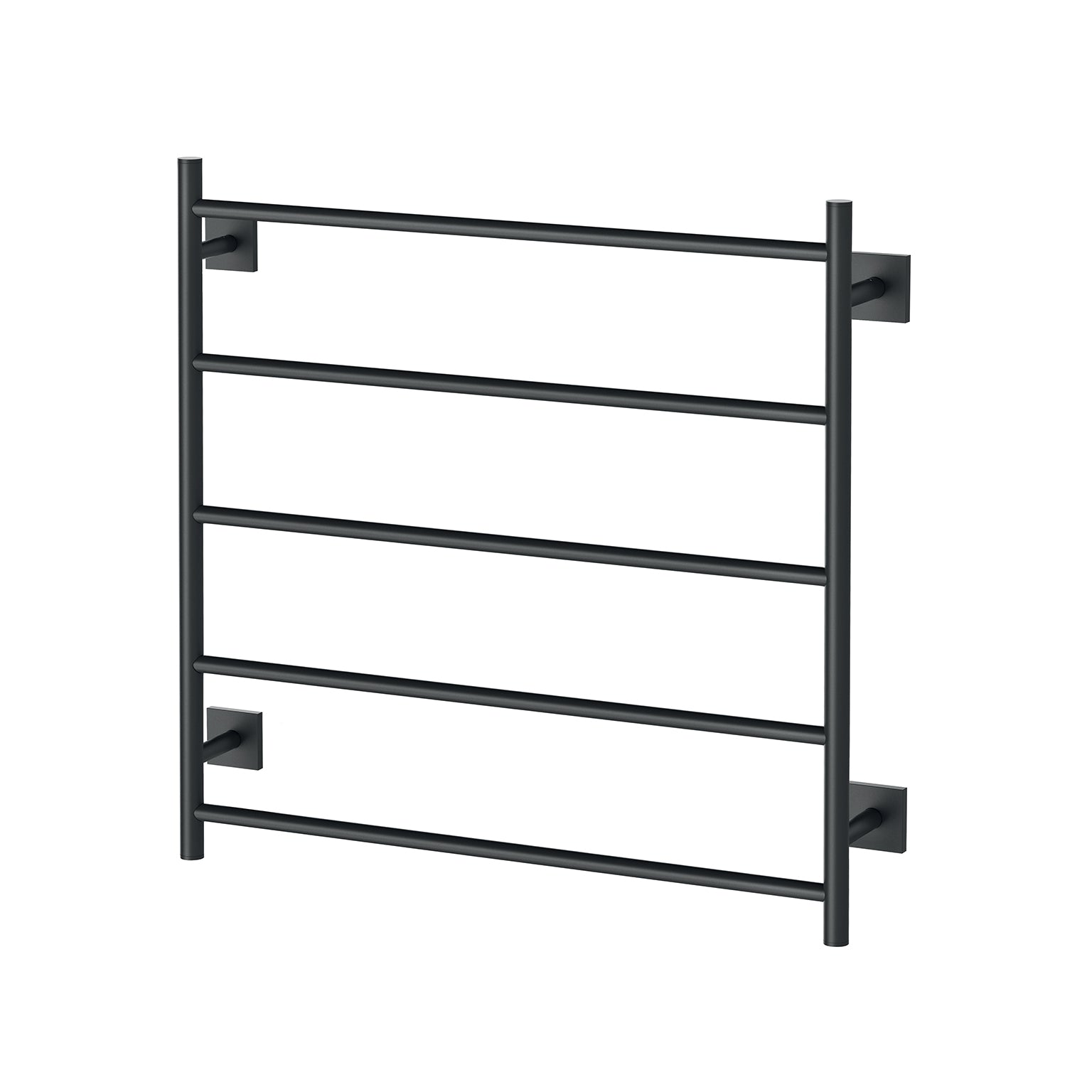 Phoenix Radii Heated Towel Ladder 750mm x 740mm Matte Black