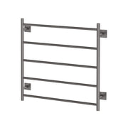 Phoenix Radii Heated Towel Ladder 750mm x 740mm Brushed Carbon