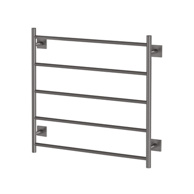 Phoenix Radii Heated Towel Ladder 750mm x 740mm Brushed Carbon