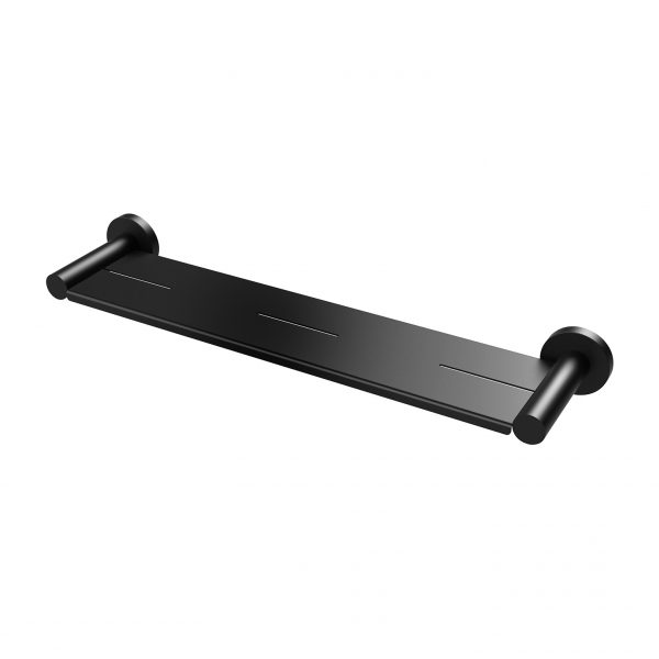 Phoenix Radii Metal Shelf Round Plate Matte Black