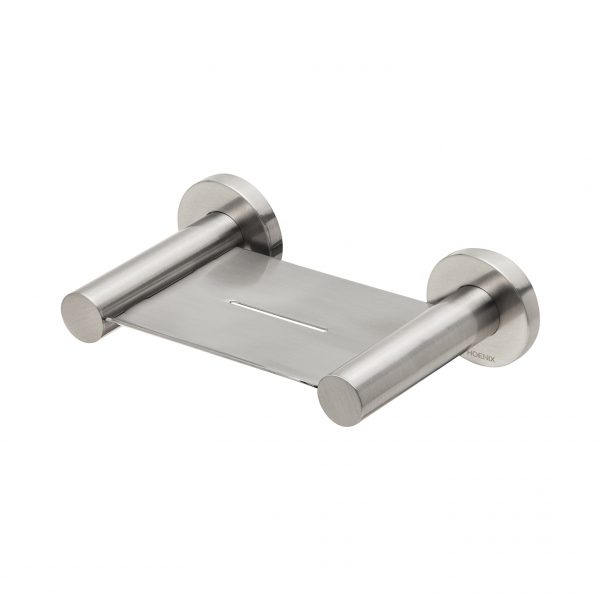 Phoenix Radii Soap Dish Holder Brushed Nickel