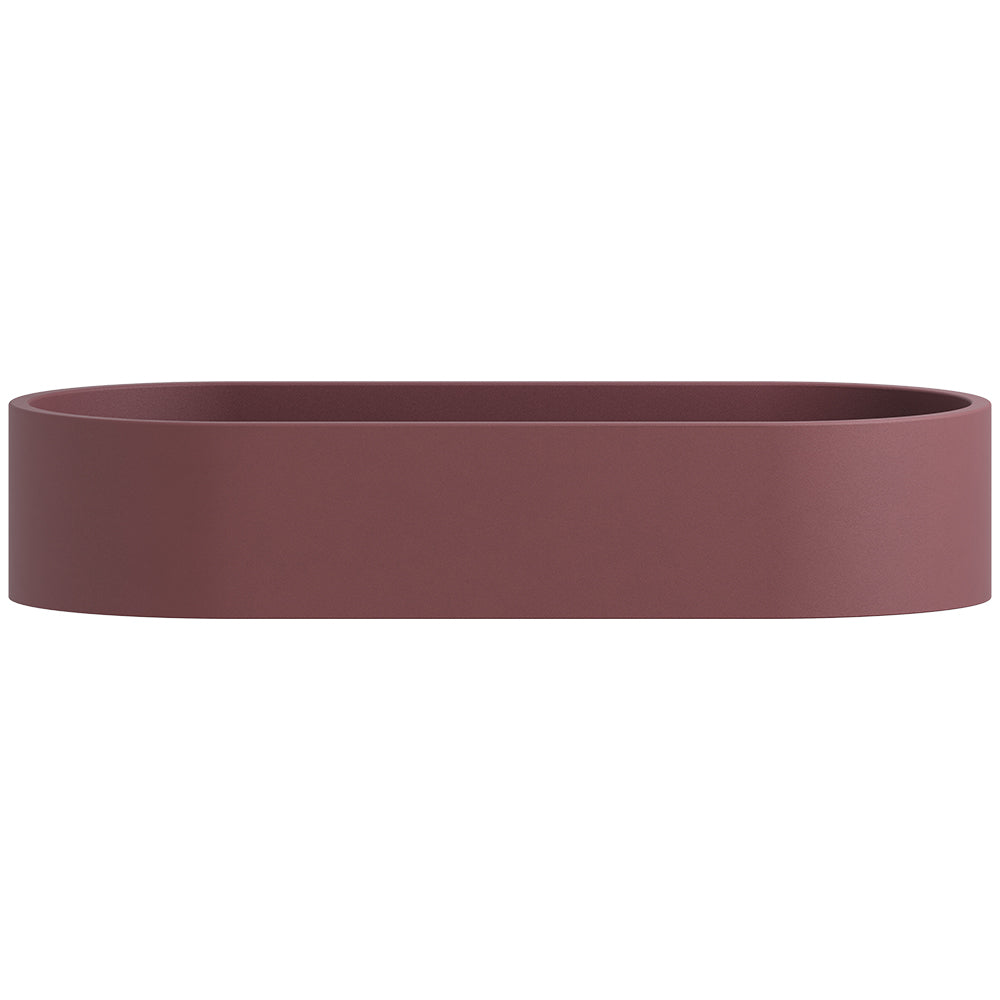 Fienza Jada Pill Concrete Above Counter Basin Mulberry