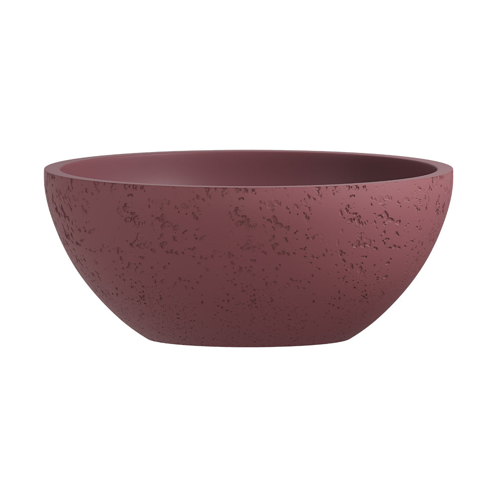 Fienza Alba Round Concrete Above Counter Basin Mulberry