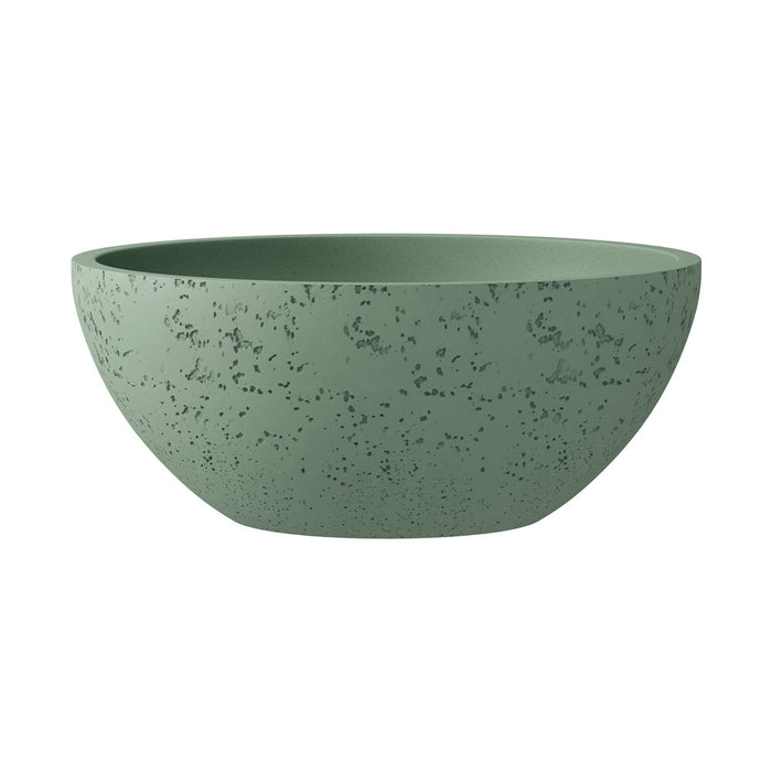 Alba Round Concrete Above Counter Basin, Sage