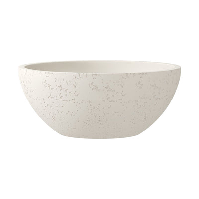 Alba Round Concrete Above Counter Basin, Warm White