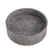Fienza Jada Round Concrete Above Counter Basin Lunar Terrazzo