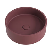 Fienza Jada Round Concrete Above Counter Basin Mulberry
