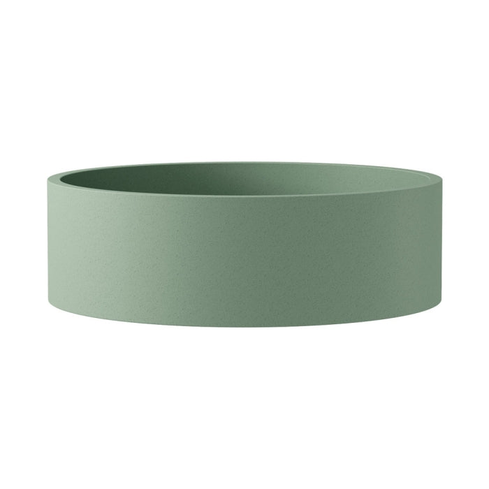 Jada Round Concrete Above Counter Basin, Sage