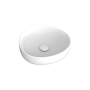 Fienza Pebble Small Above Counter Basin Gloss White